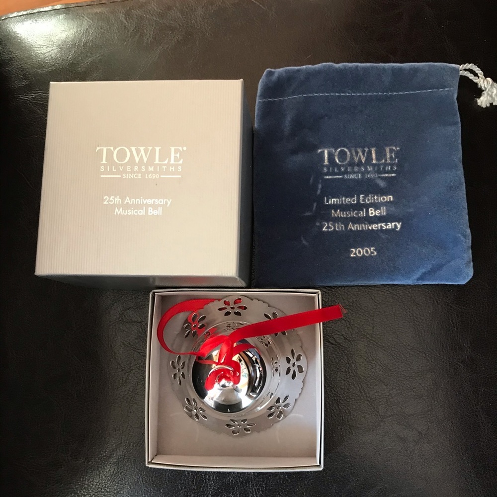 Towle Silversmith’s 20th Anniversary Musical Bell $75.00